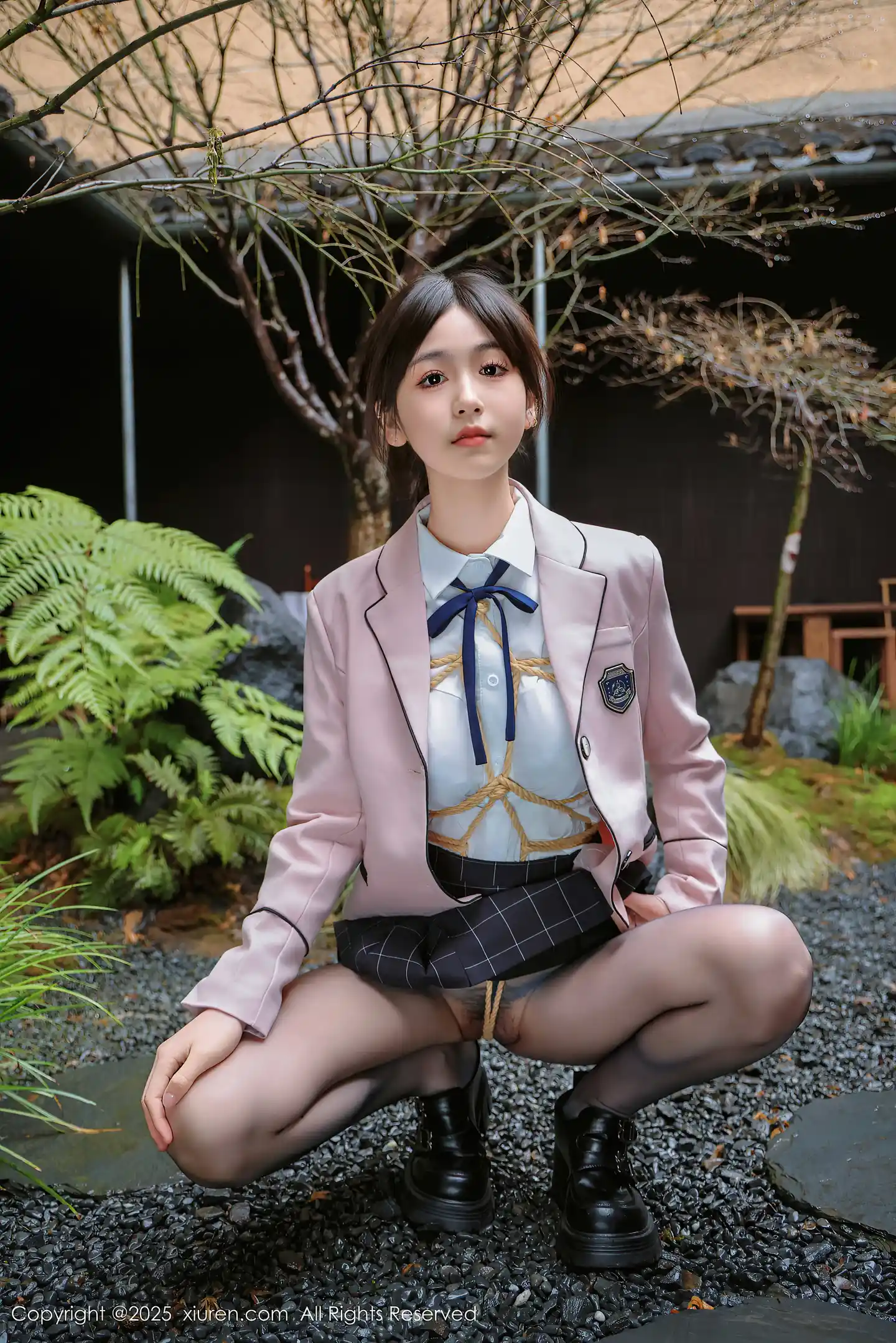 图片[3]-[XiuRen秀人网] VOL.9949 模特奶芙乔乔捆绑主题性感JK制服配超薄黑丝秀凹凸身材诱惑写真72P-秀人网官方网站